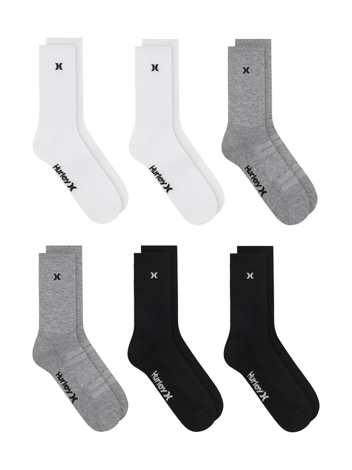 1/2 Terry Crew Sock (6 Pack)
