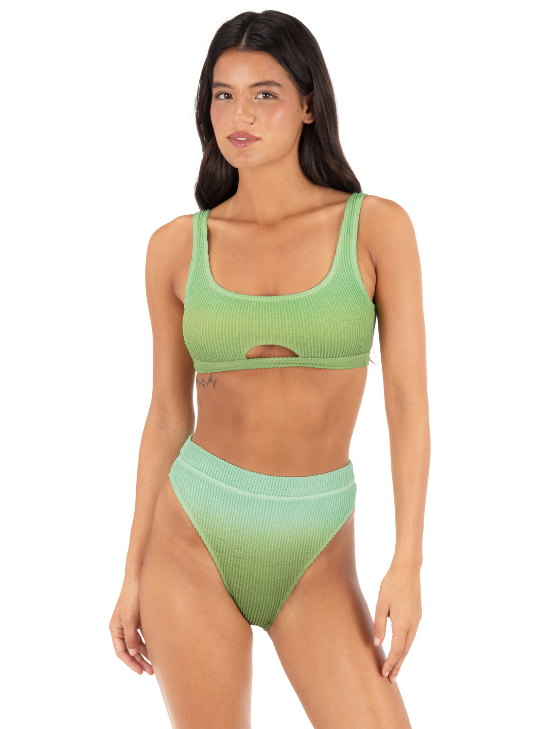 Ombre Scrunch Cheeky High Rise Bottom