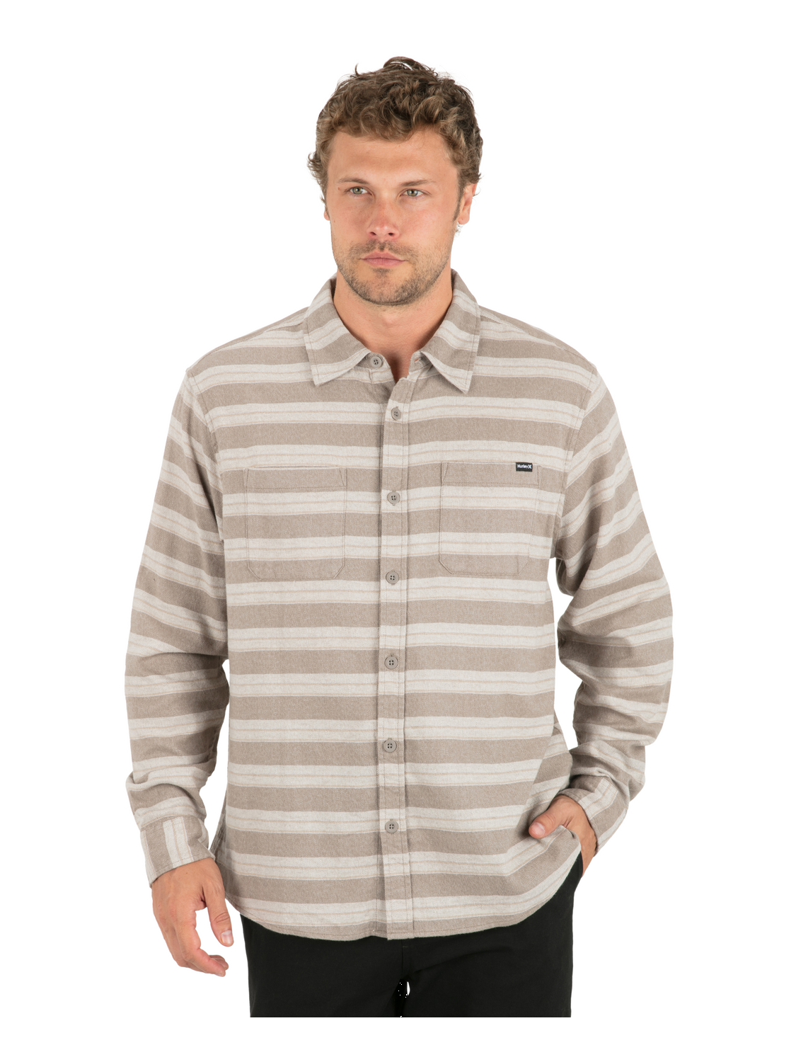 Eugene Stripe Flannel Long Sleeve