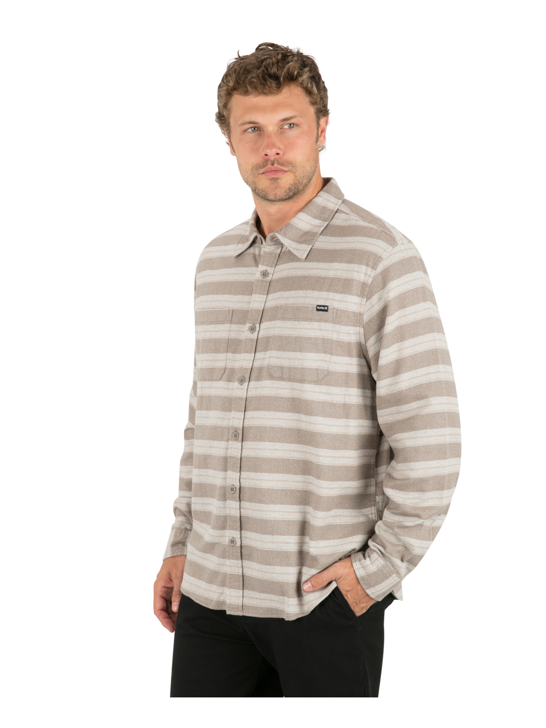 Eugene Stripe Flannel Long Sleeve