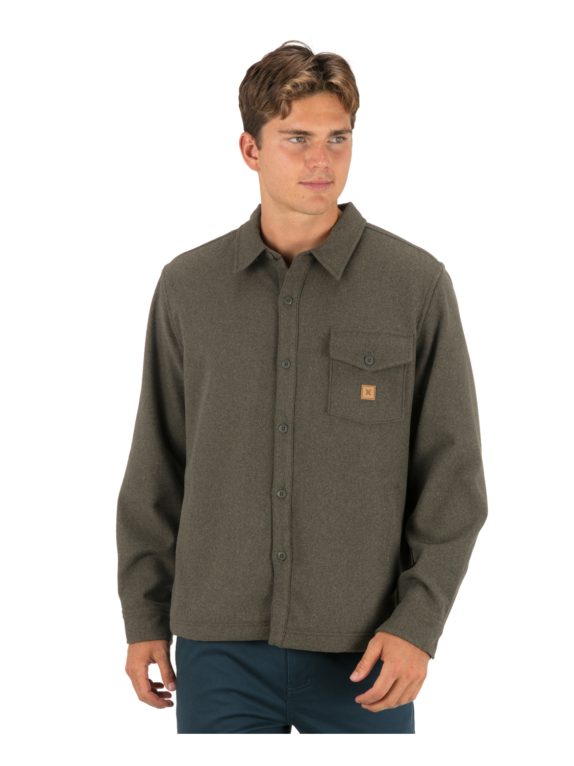 San Juan Wool Overshirt Long Sleeve