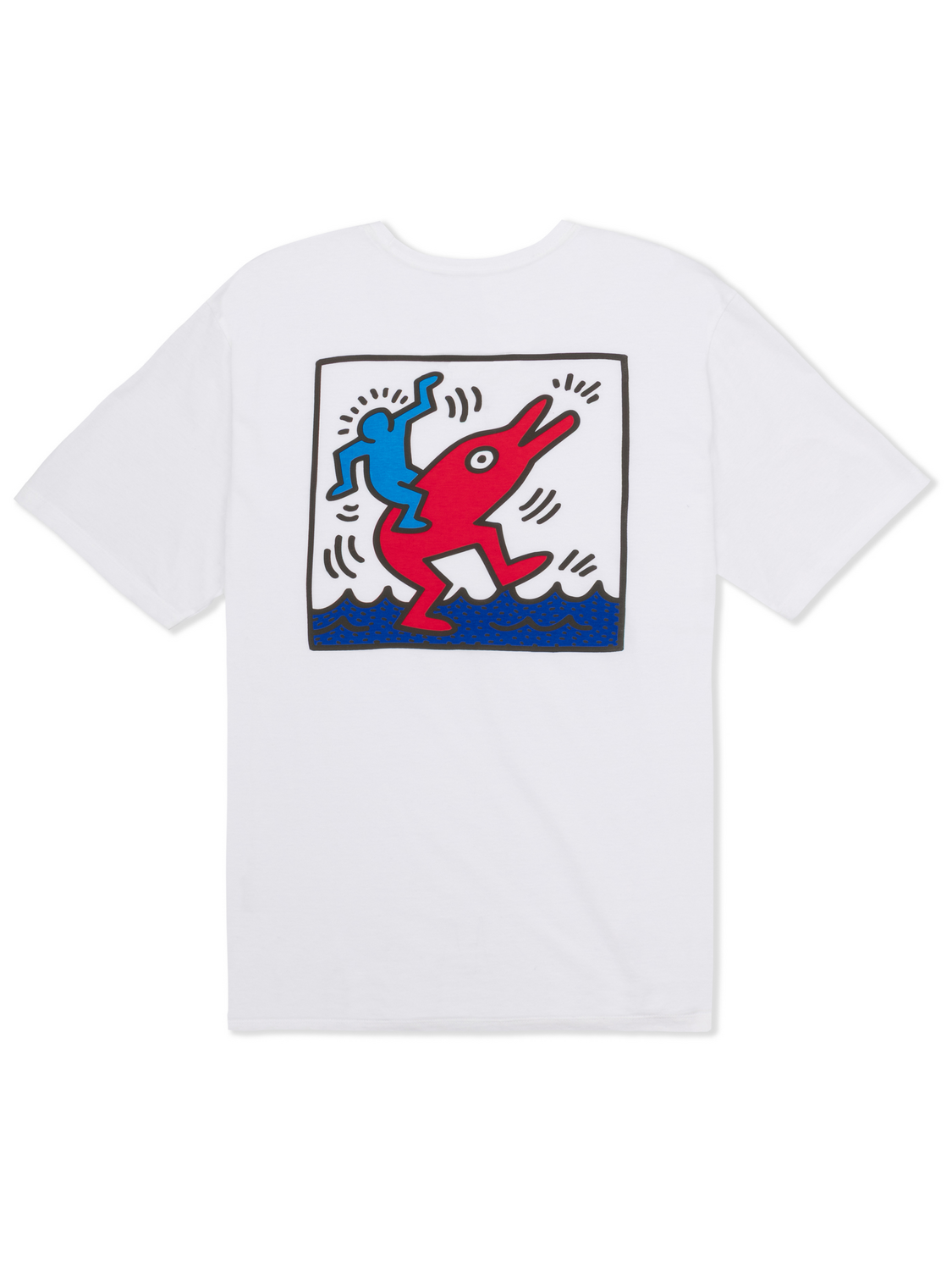 Hurley x Keith Haring Dolphin Ride Short Sleeve Graphic Tee