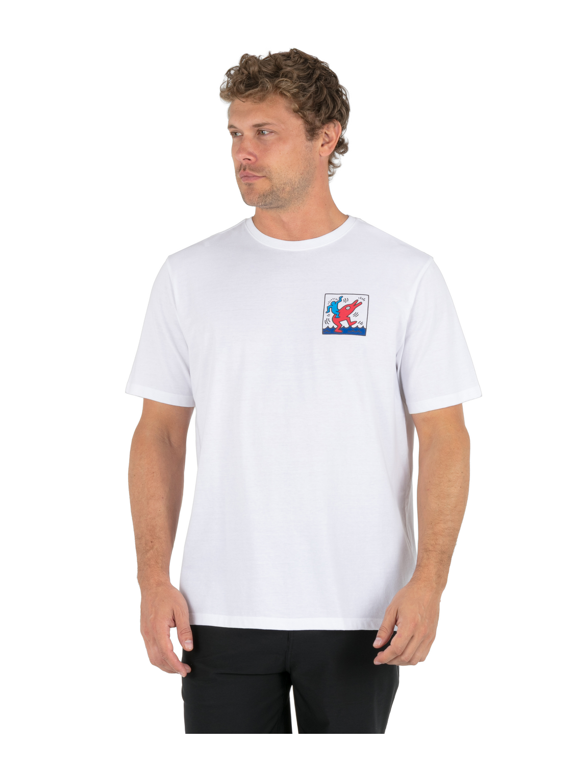 Hurley x Keith Haring Dolphin Ride Short Sleeve Graphic Tee