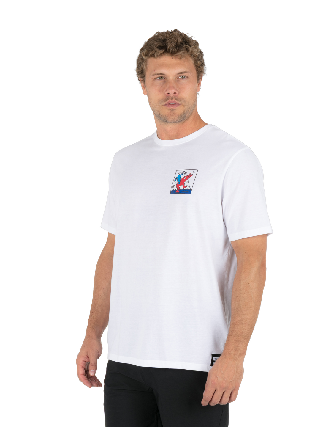 Hurley x Keith Haring Dolphin Ride Short Sleeve Graphic Tee