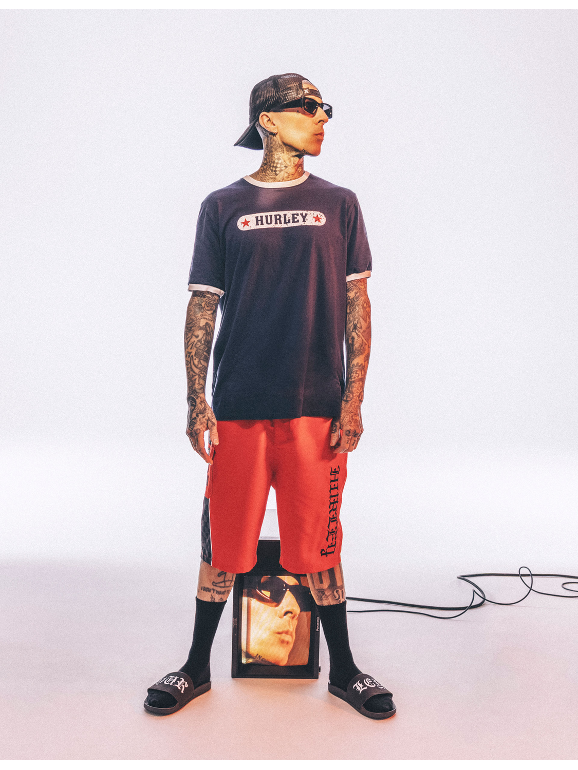 Hurley x Travis Barker Blink Ringer Short Sleeve Tee