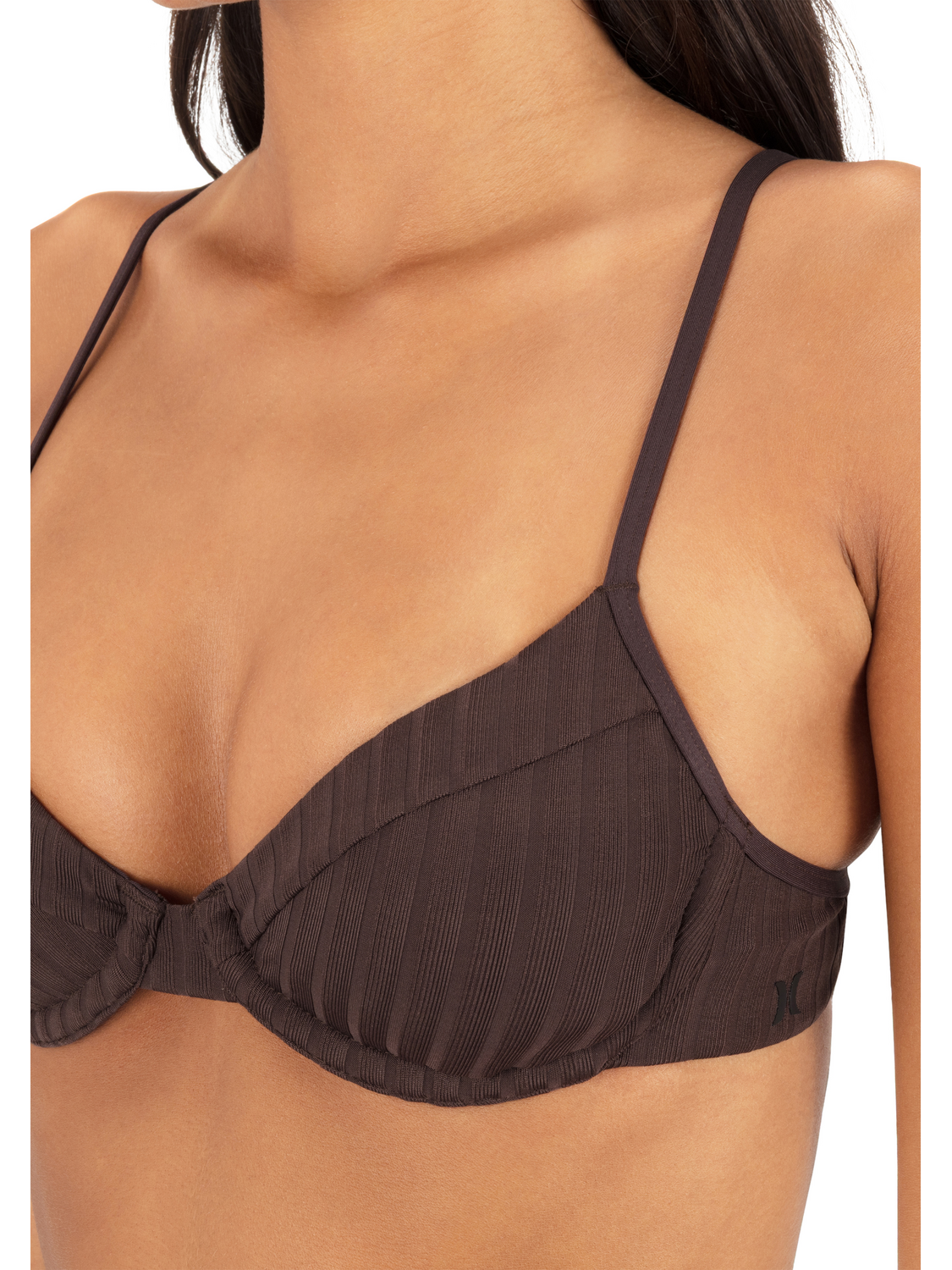 Wide Rib Solid Underwire Top