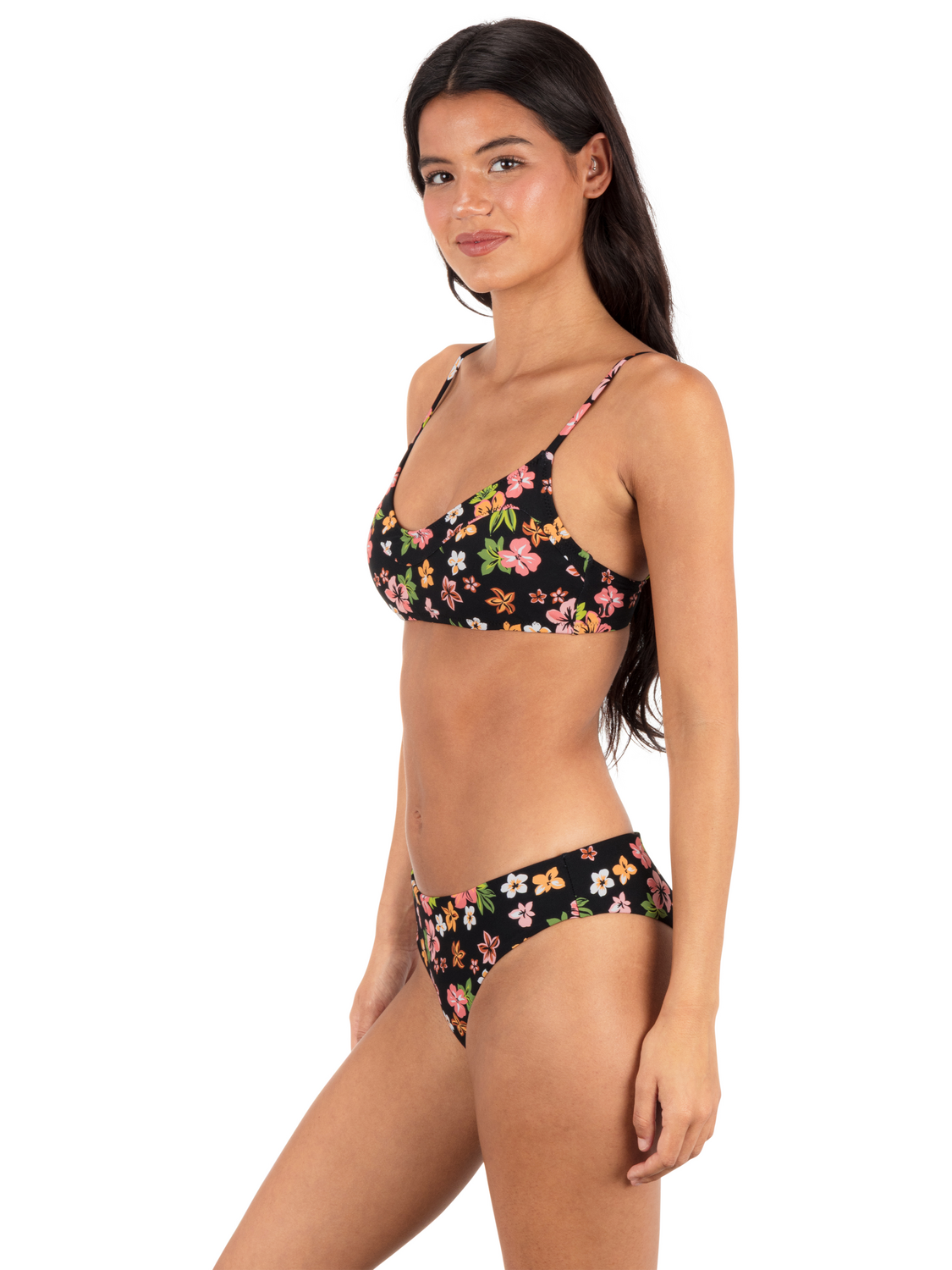 Max Hibiscus Dream Mid Rise Cheeky Bottom