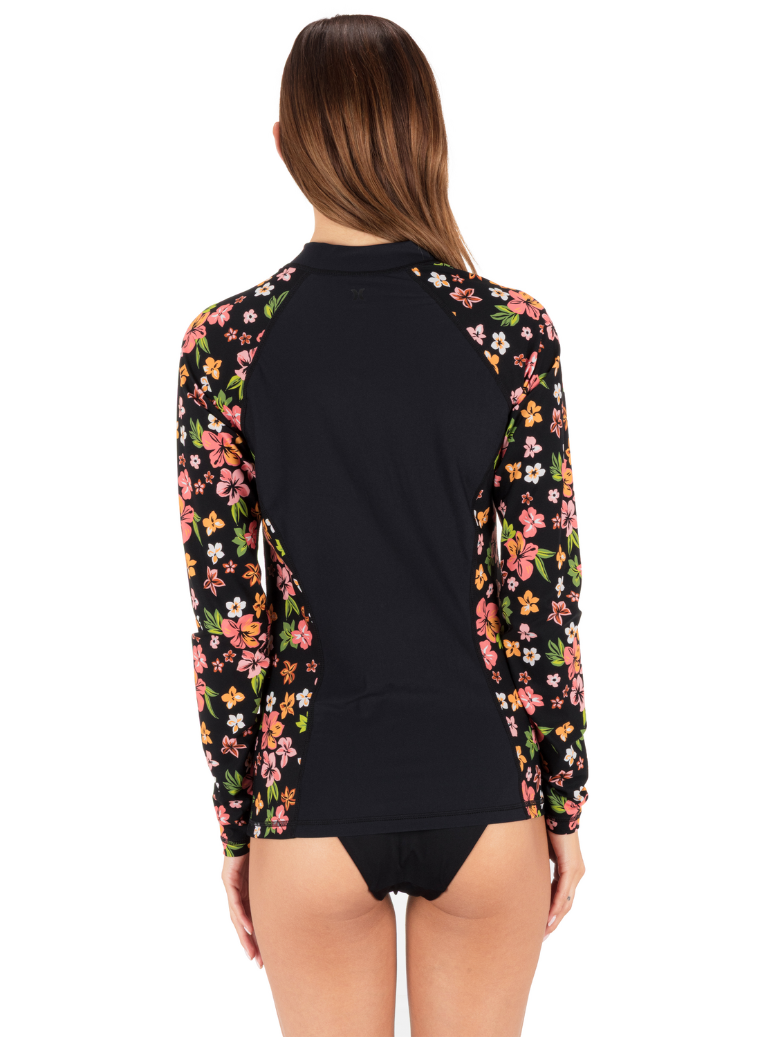 Hibiscus Dream Long Sleeve Front Zip Rashguard