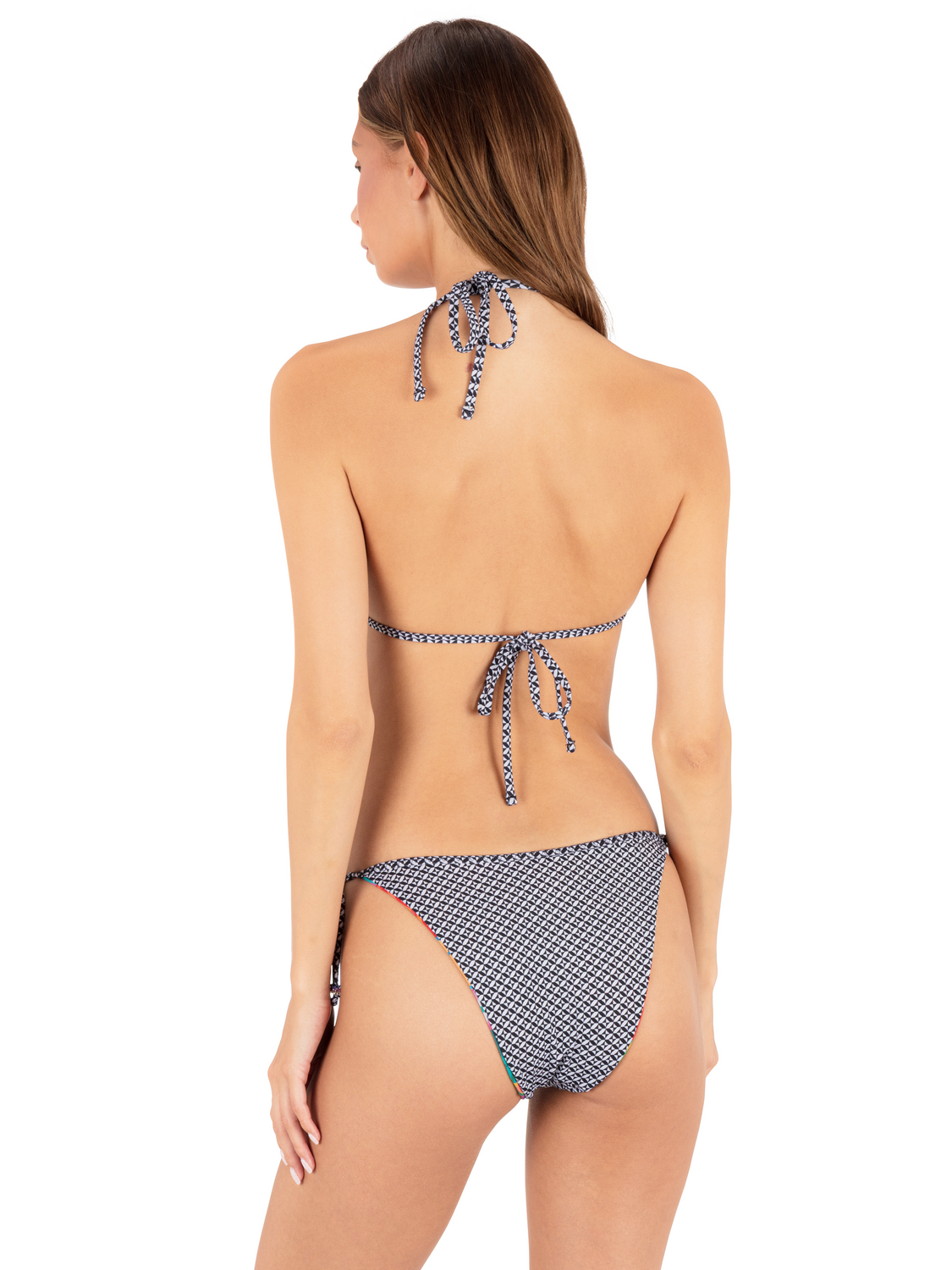 Reversible Pacific Night Triangle Tie Top
