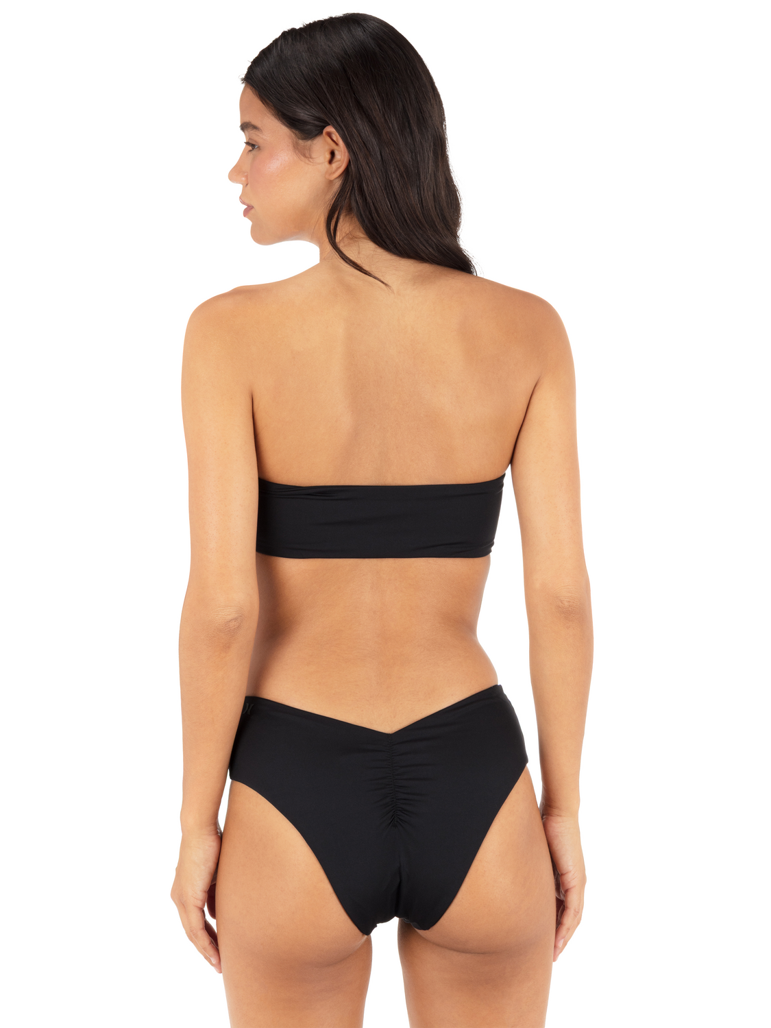 Solid Shirred Bandeau