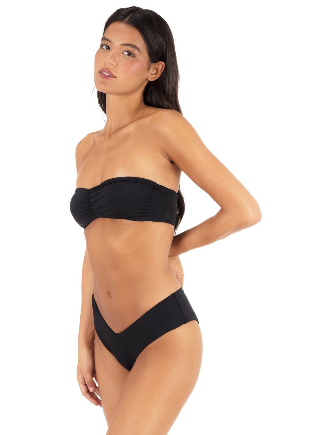 Solid Shirred Bandeau