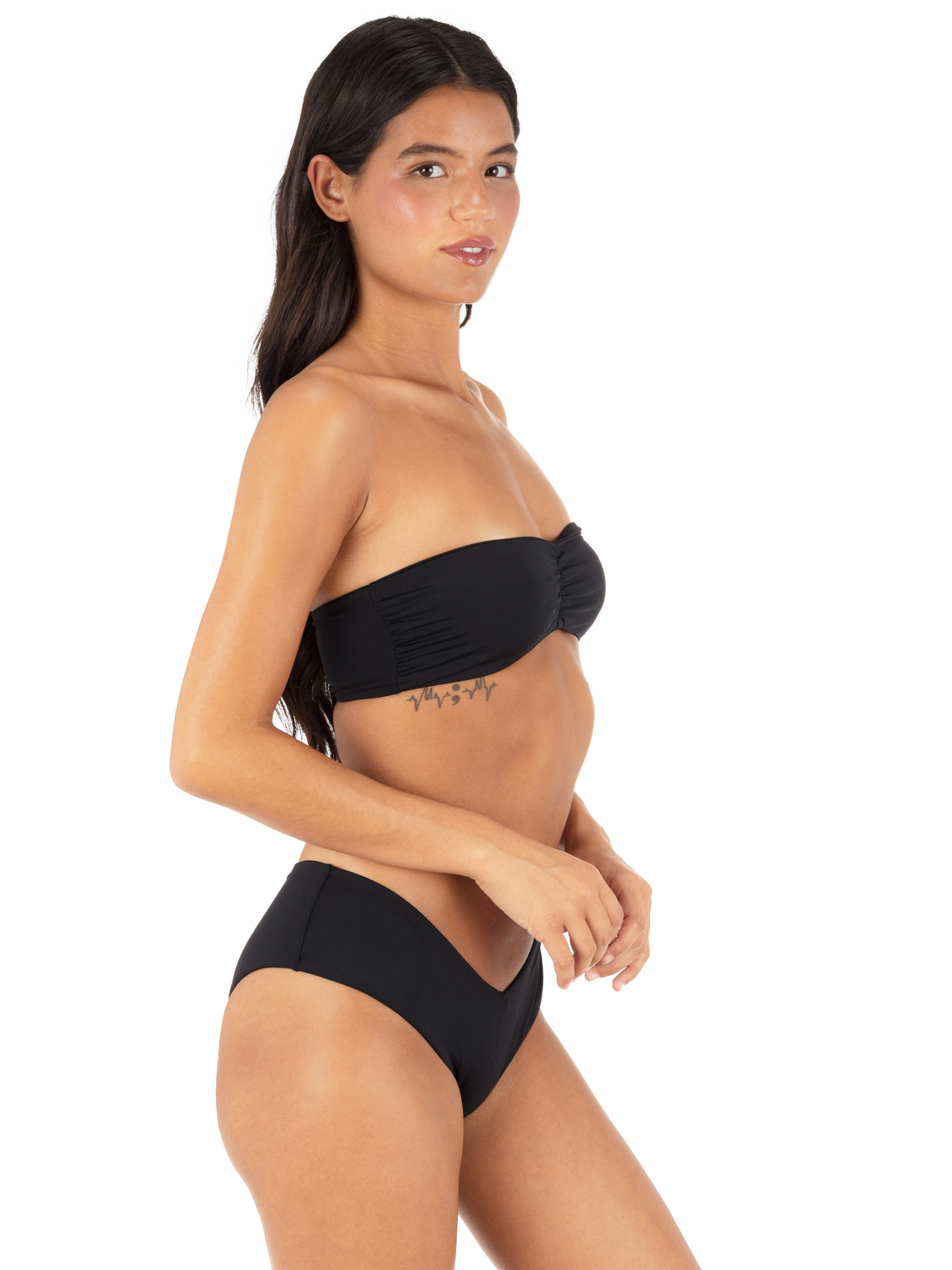 Solid Shirred Bandeau