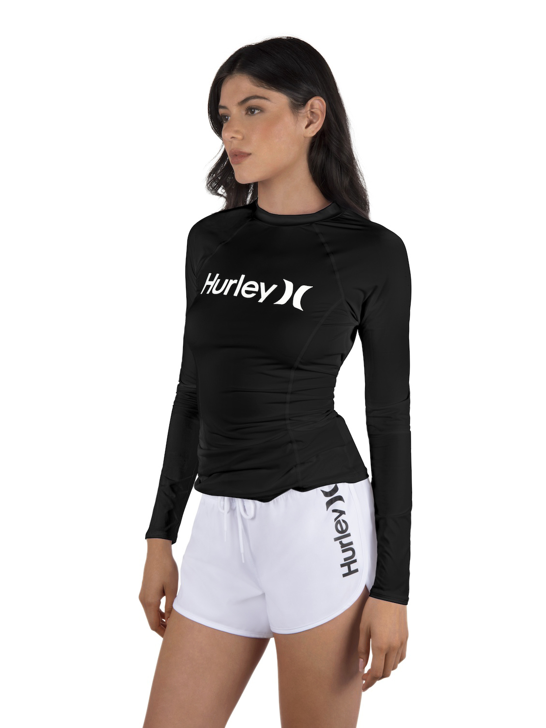One & Only Solid Mock Neck Long Sleeve Rashguard