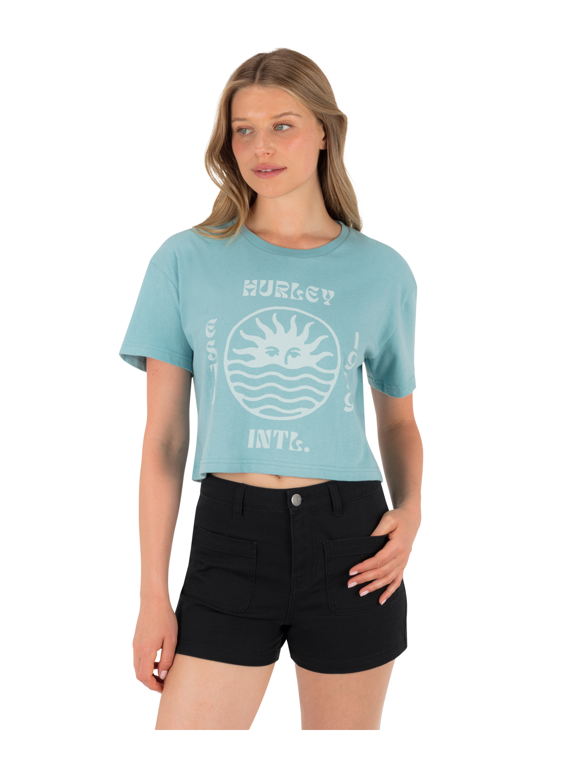 Bliss Boxy Crop Tee