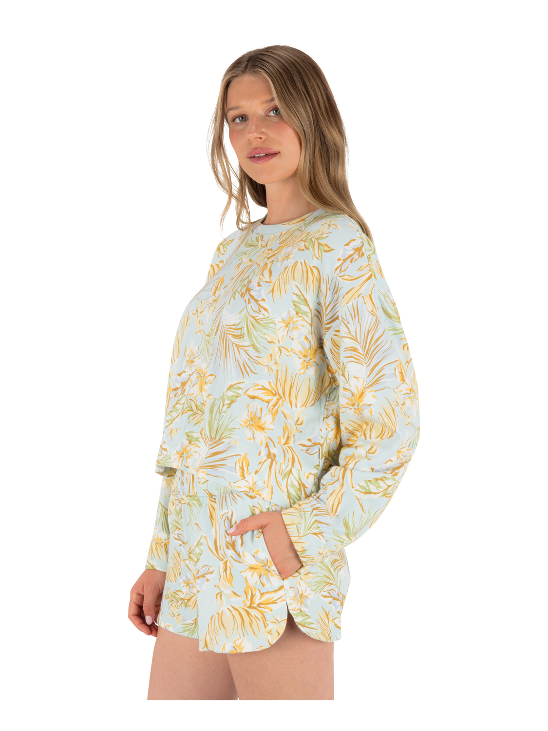 Fall Palms Boxy Crew