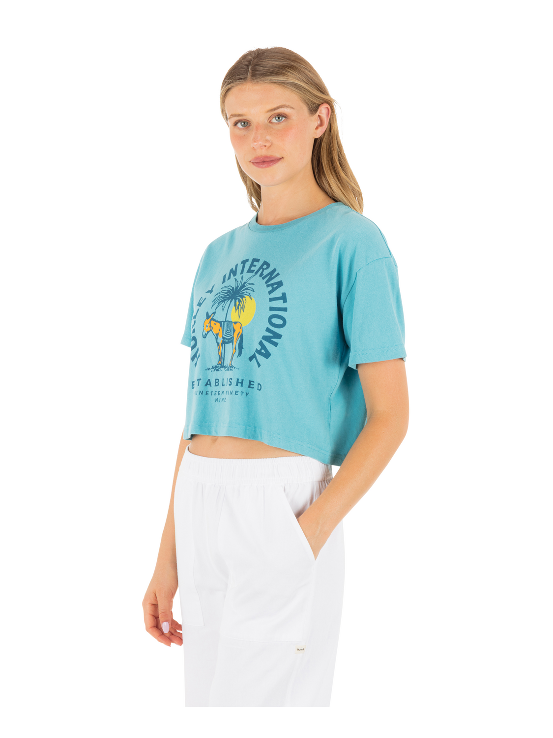 Burro Boxy Crop Tee