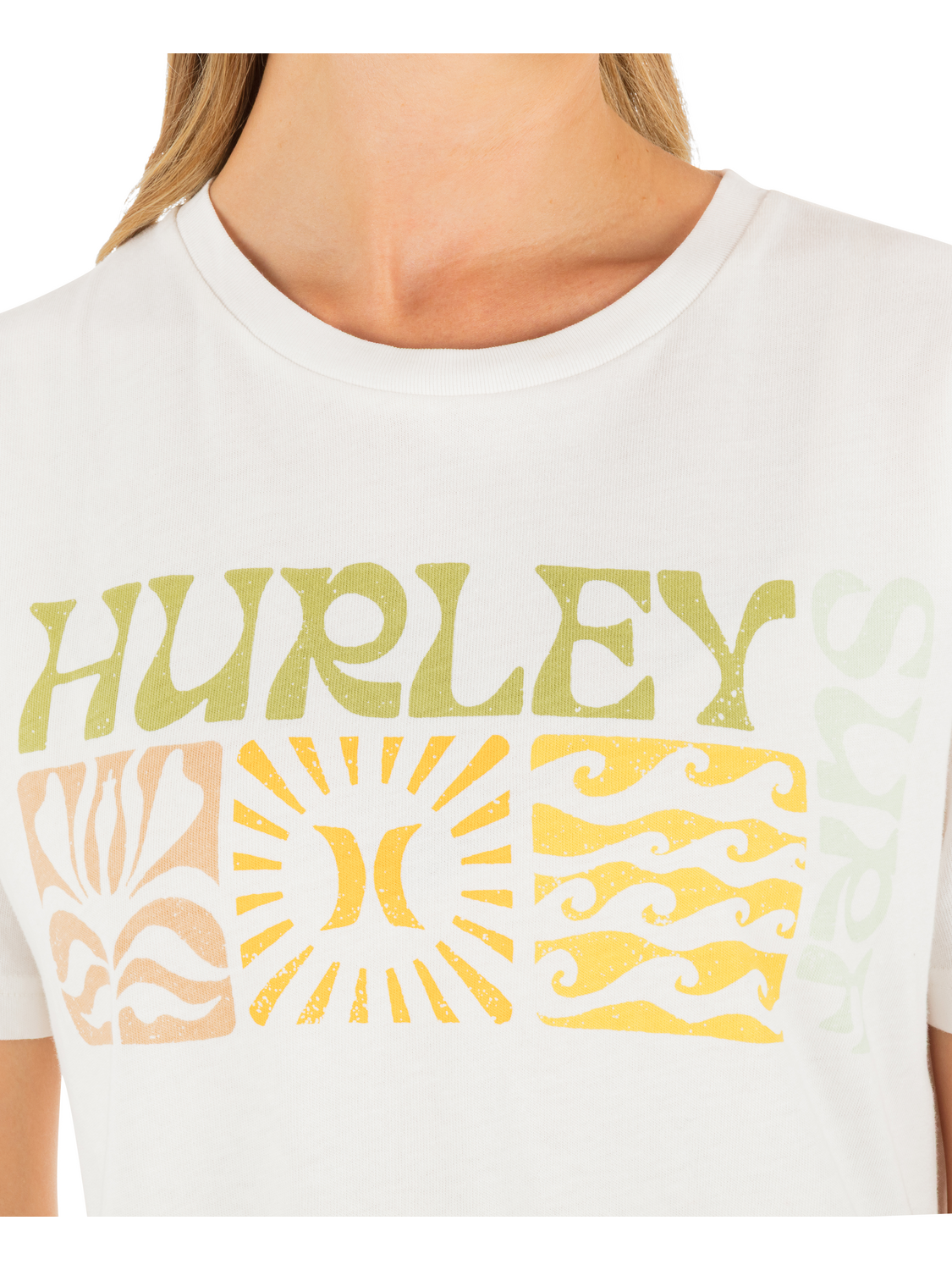 Surf Days Boxy Crop Tee