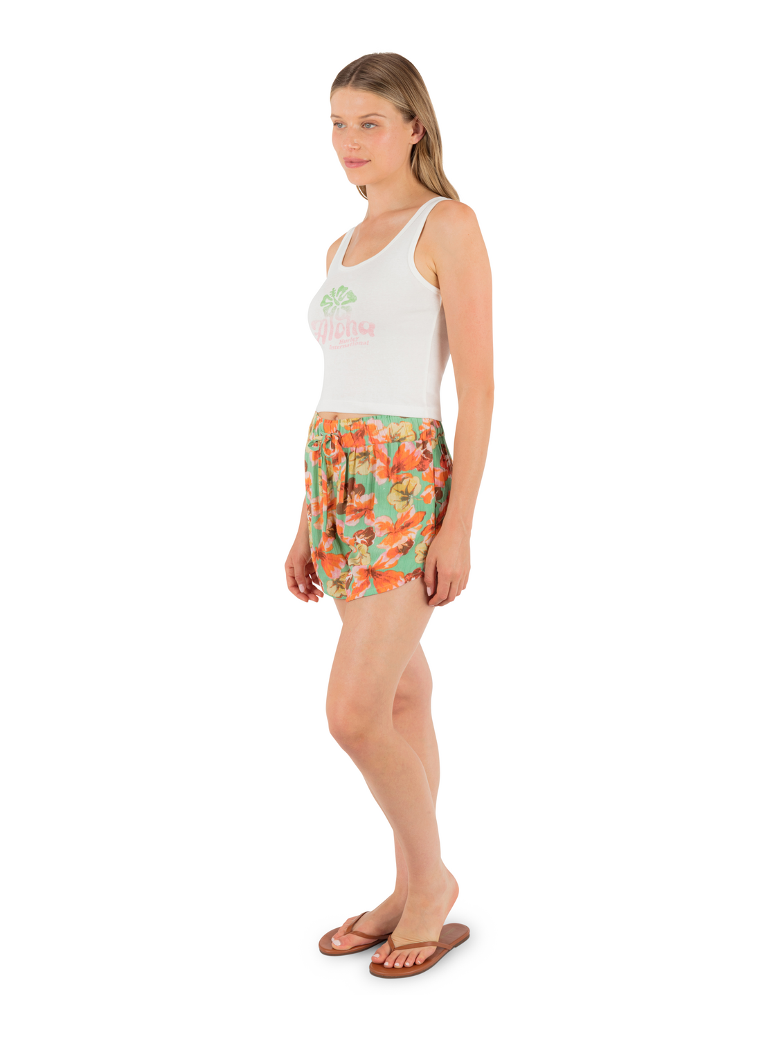 Greetings Scoop Crop Tank