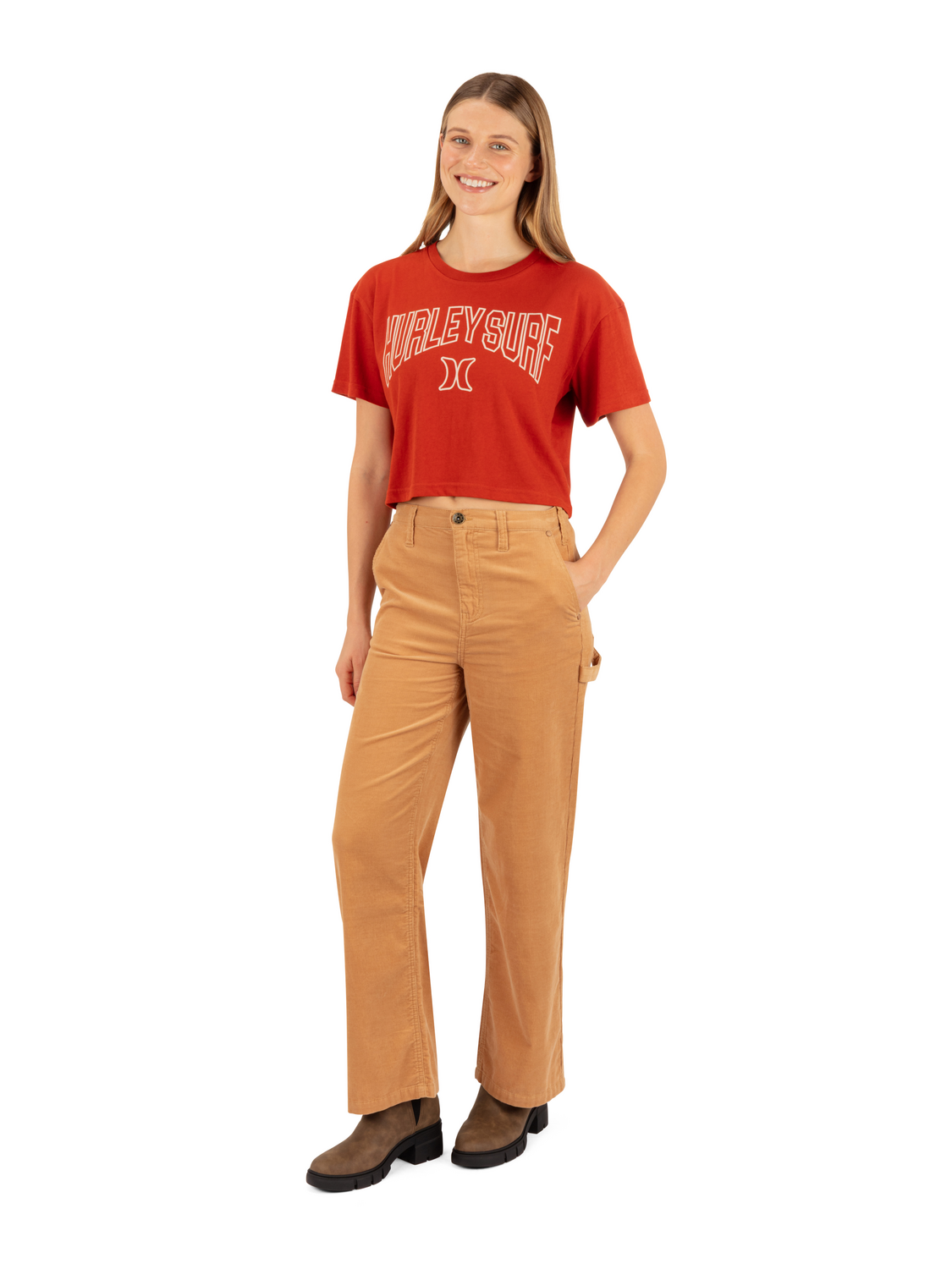 Collegiate Boxy Crop Tee
