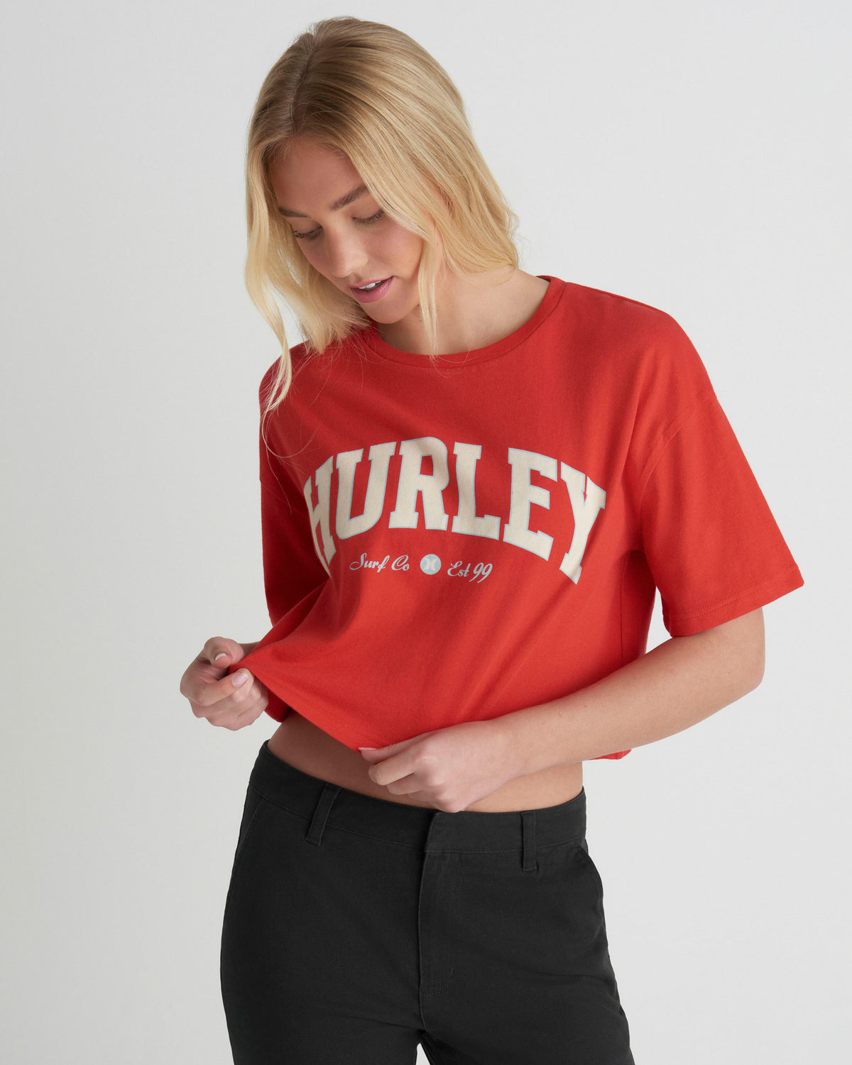 Surf Hooky Boxy Crop Tee