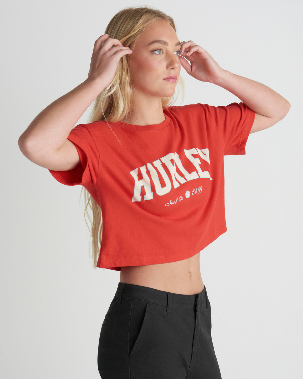 Surf Hooky Boxy Crop Tee