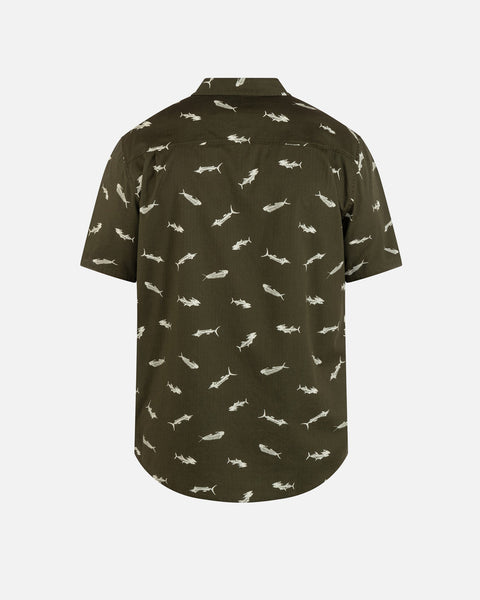 Charcoal Fern - One And Only Lido Stretch Short Sleeve Shirt | Hurley