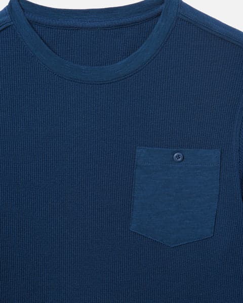 Louis Vuitton Damier Half Damier Pocket T-Shirt, Navy, L