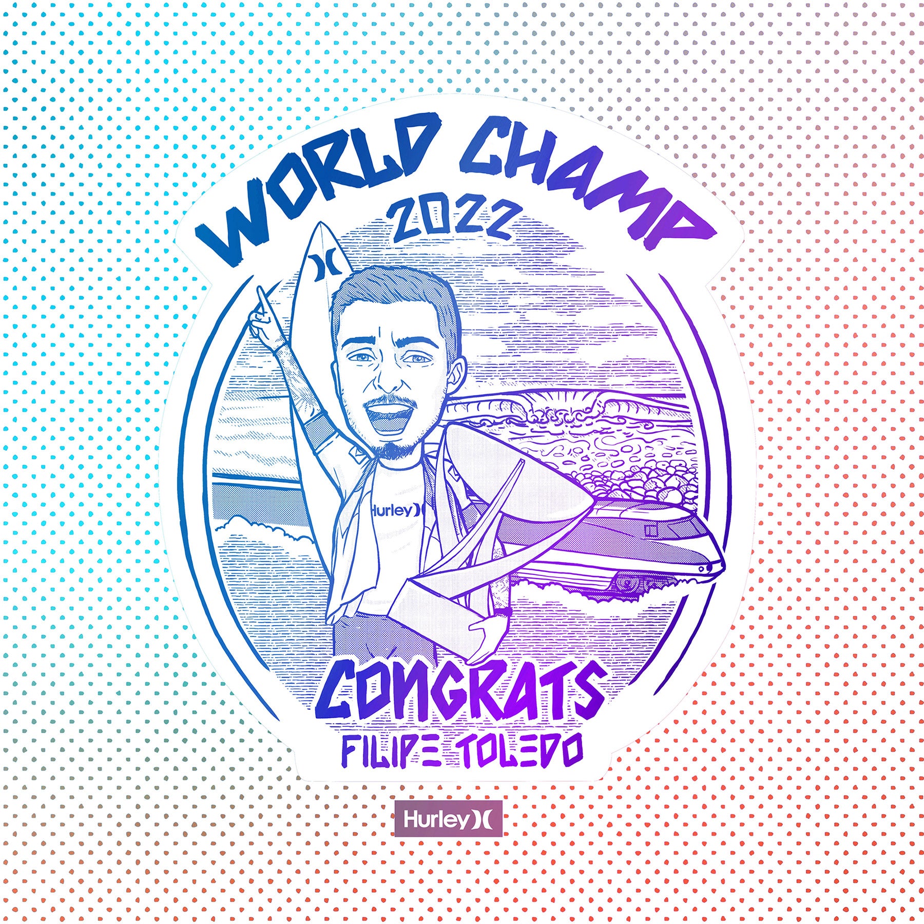 CONGRATULATIONS FILIPE TOLEDO