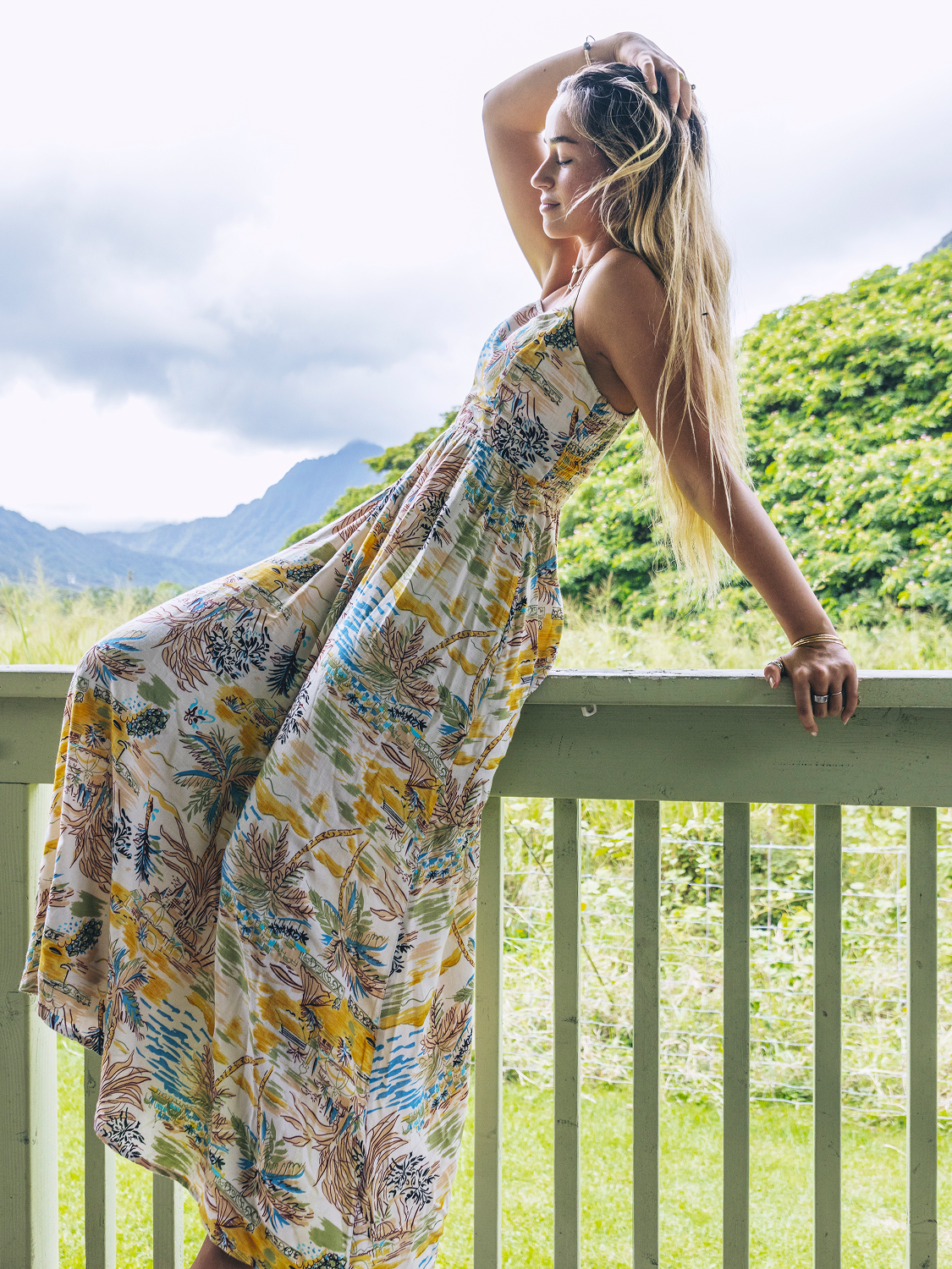 Safari Scenic Maxi Dress