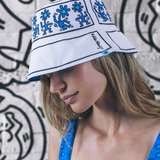 Hurley x Keith Haring Dancing Daisies Reversible Bucket Hat
