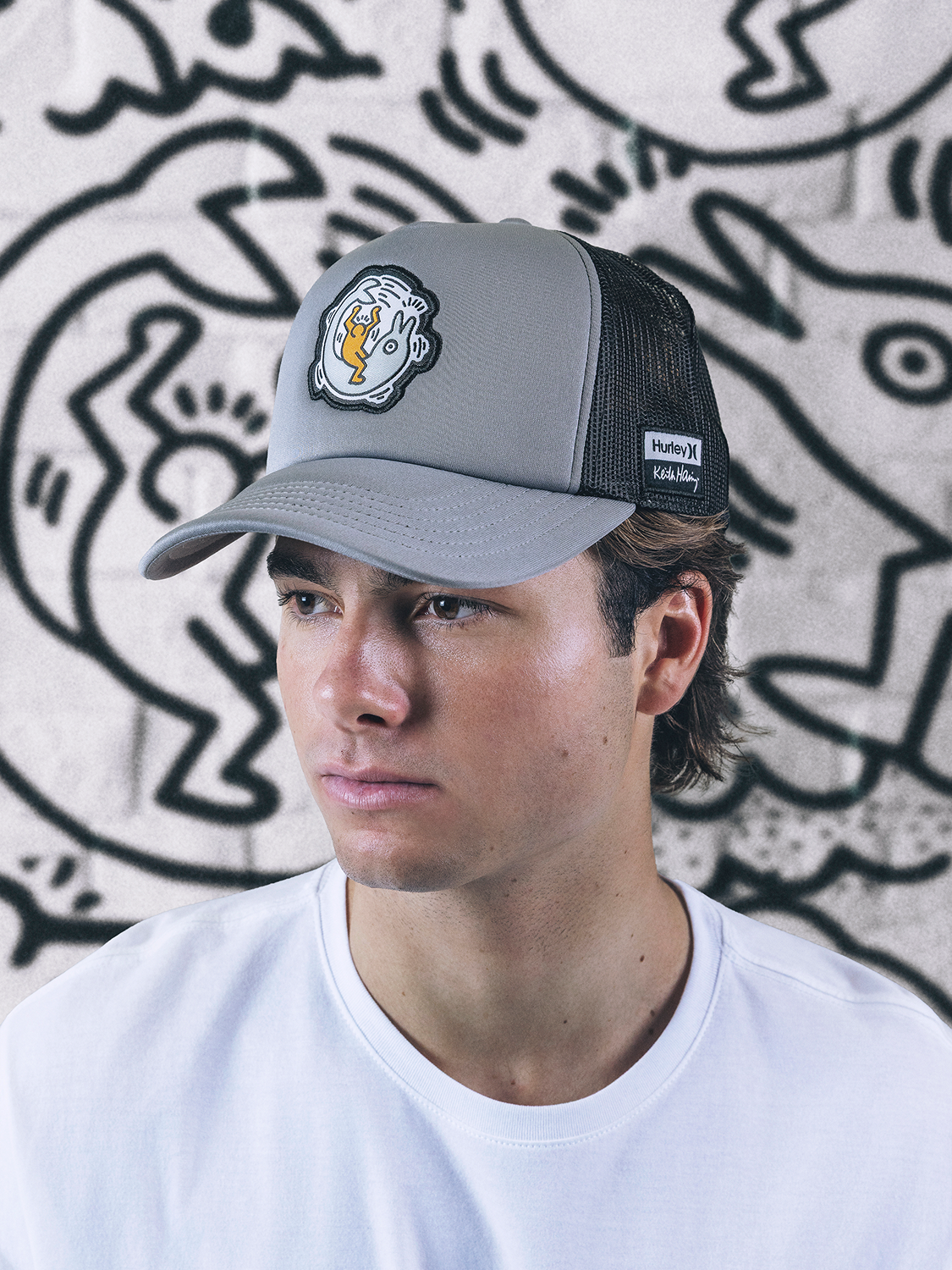 Hurley x Keith Haring Drop In Trucker Hat