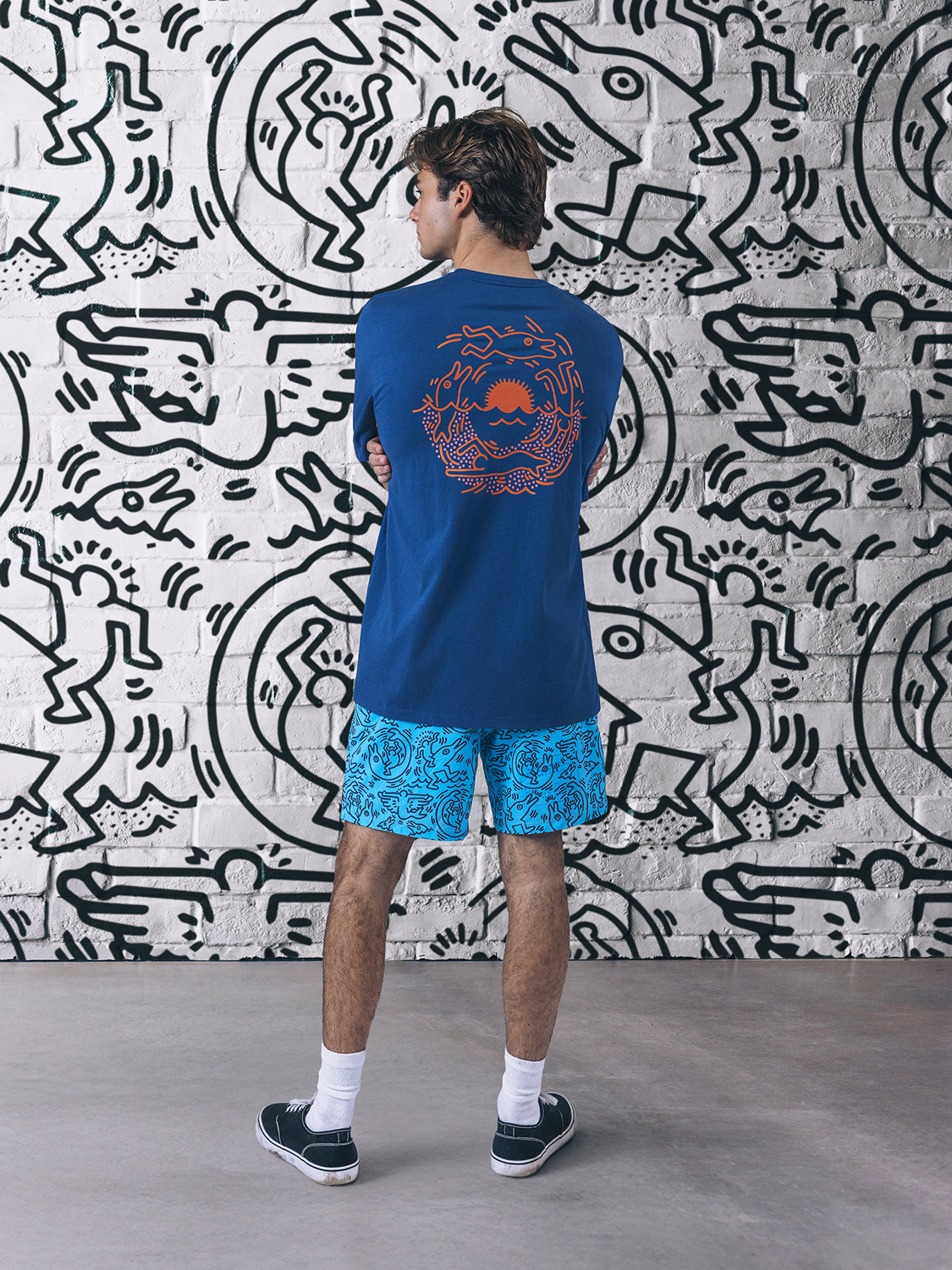 Hurley x Keith Haring Seascape Graphic Tee
