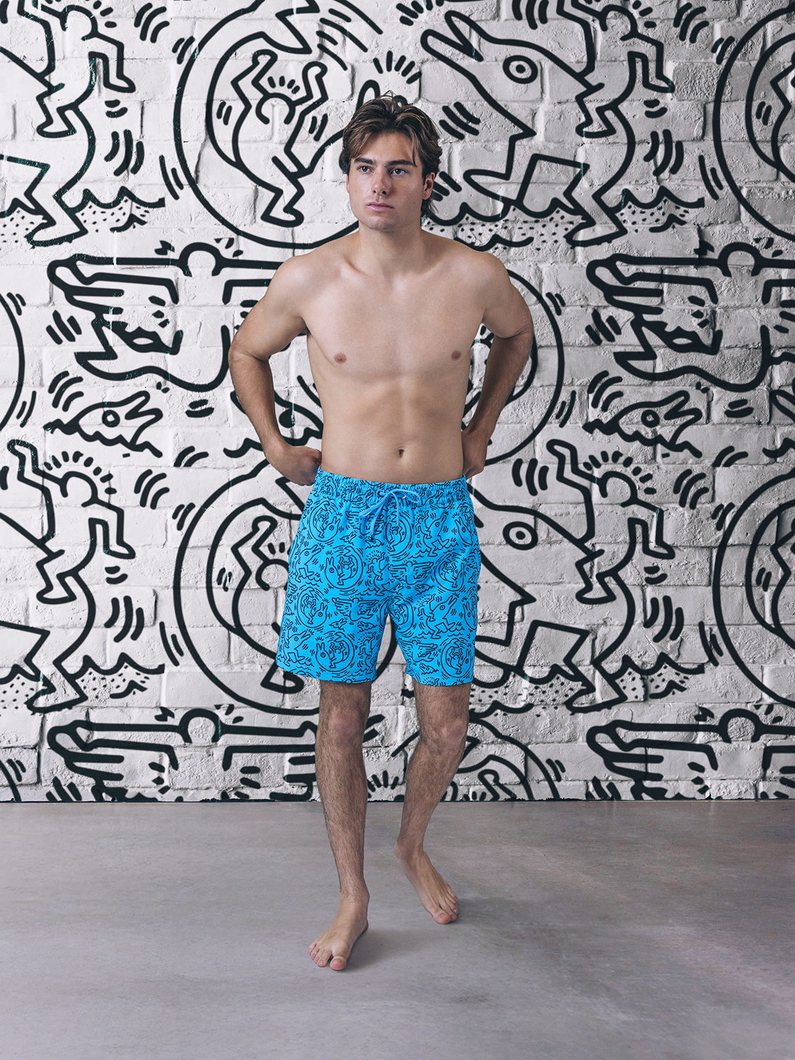 Hurley x Keith Haring Cannonball 17" Volley Short