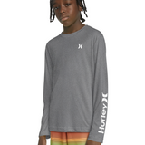 Boys' Icon Heathered UPF Long Sleeve Top