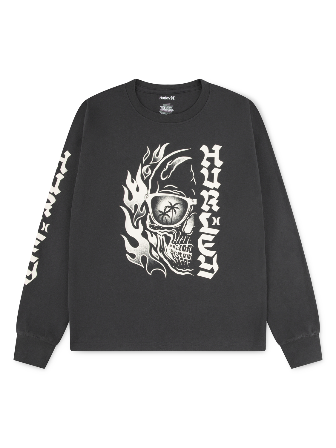 Boys' Skull Split Long Sleeve Tee