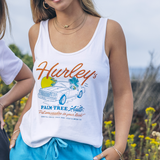 Palm Tree Auto Scoop Hem Tank