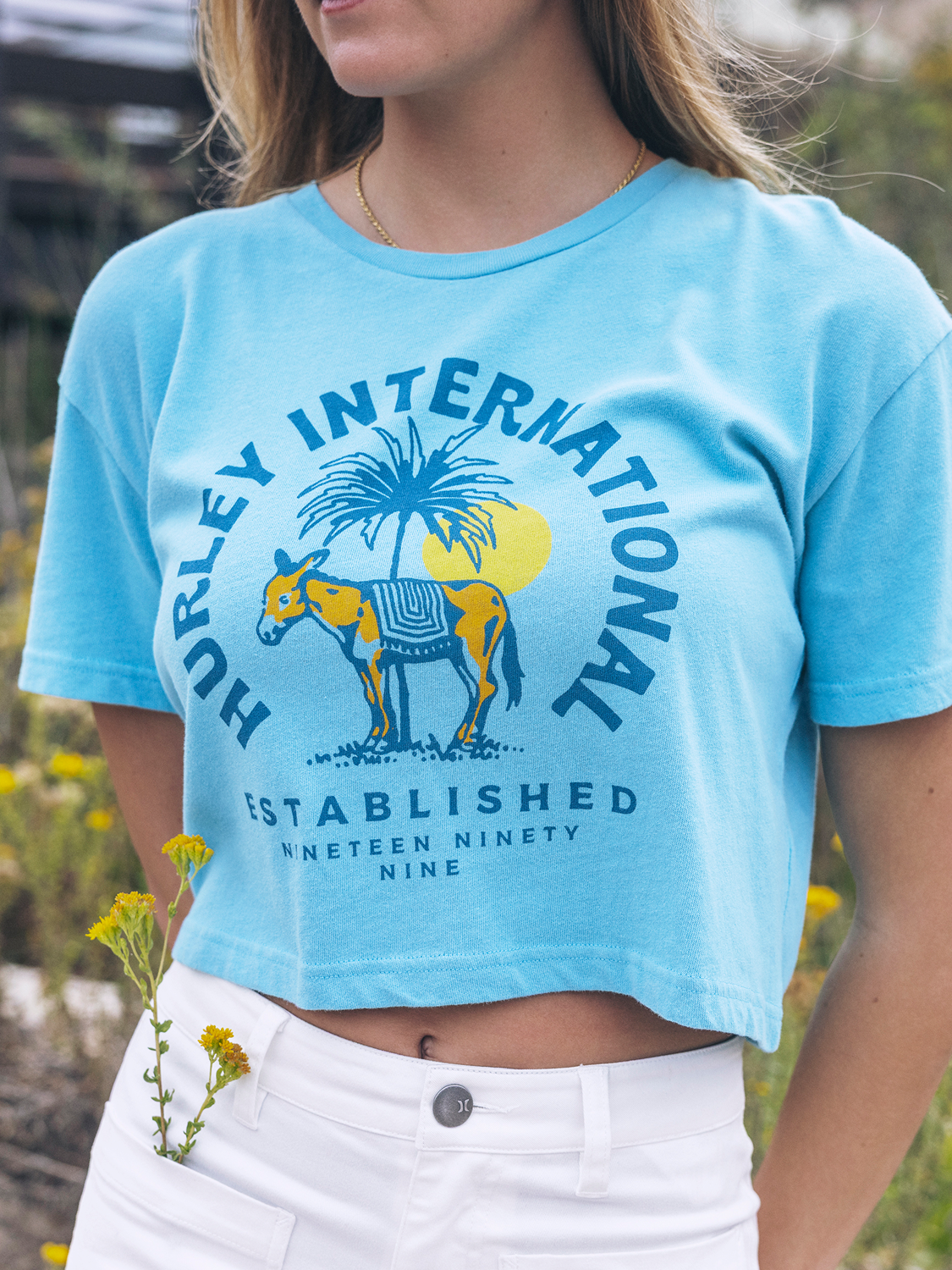 Burro Boxy Crop Tee