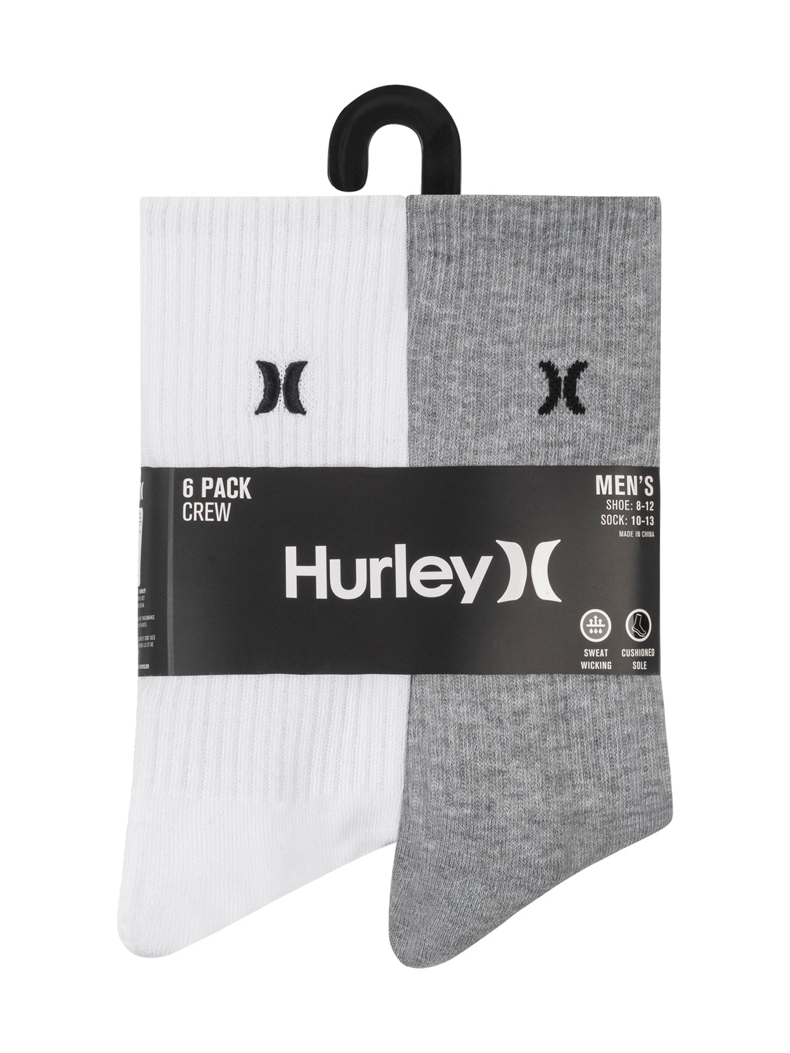 1/2 Terry Crew Sock (6 Pack)
