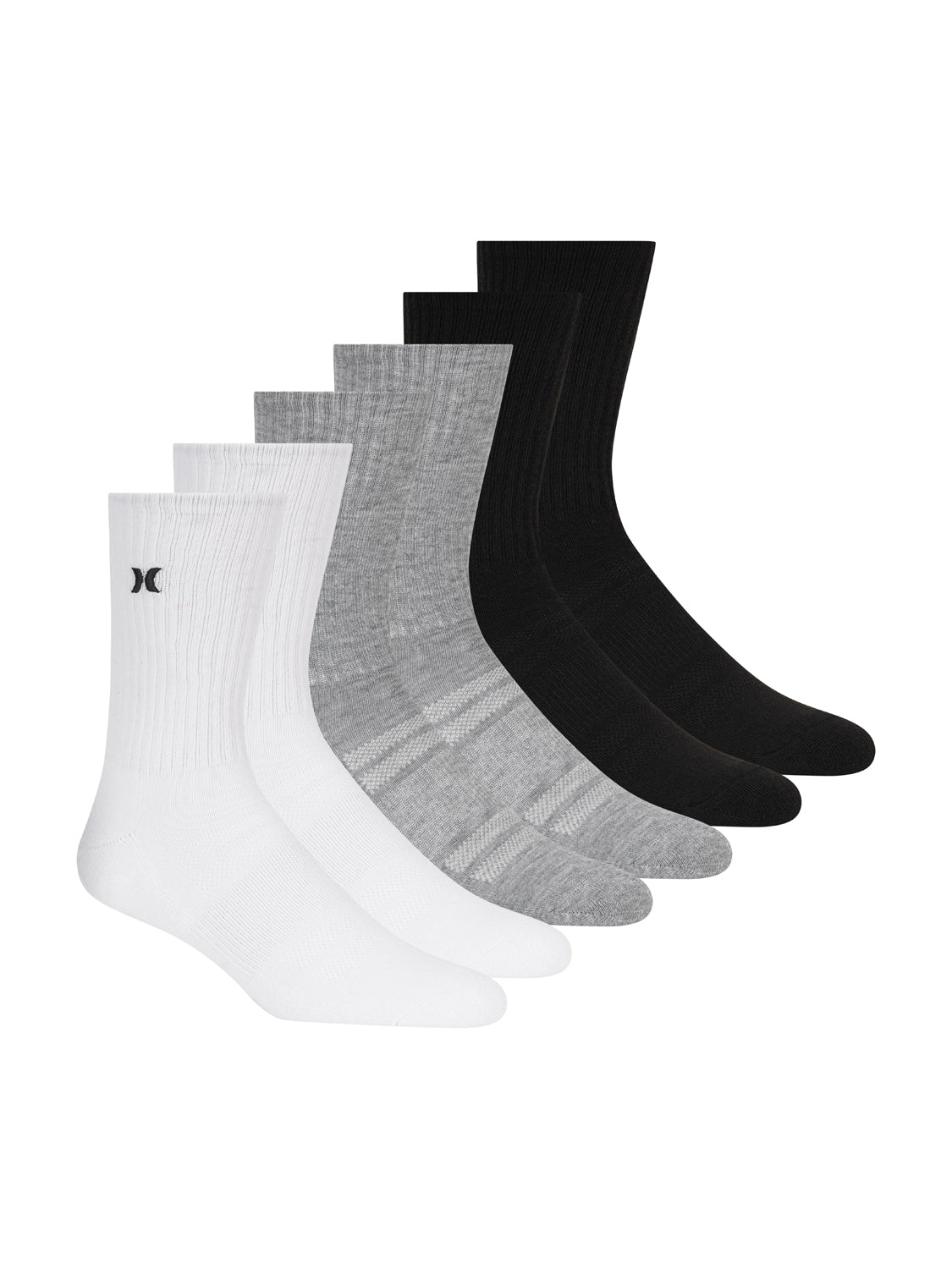 1/2 Terry Crew Sock (6 Pack)