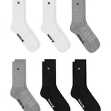 1/2 Terry Crew Sock (6 Pack)