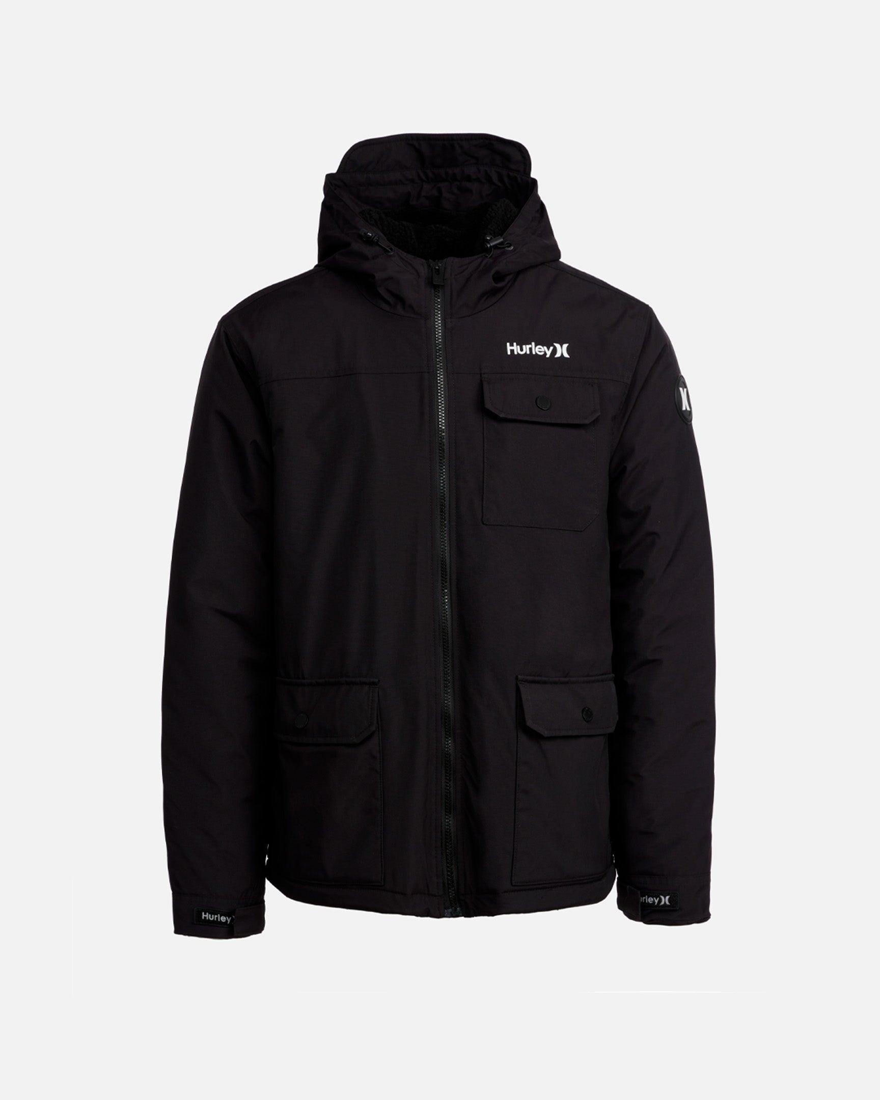 Black - Vinson Sherpa Lined Jacket | Hurley