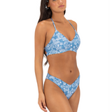 Denim Paisley V Front Skimpy Bottom