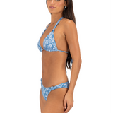 Denim Paisley Moderate Scoop Knot Bottom