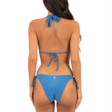 Wave Jacquard Stripe Cheeky Tie Side Bottom