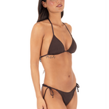 Wide Rib Solid Cheeky Tie Side Bottom