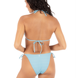 Wide Rib Solid Cheeky Tie Side Bottom
