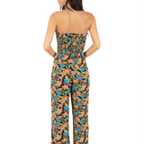 Miami Garden Smocked Crop Top