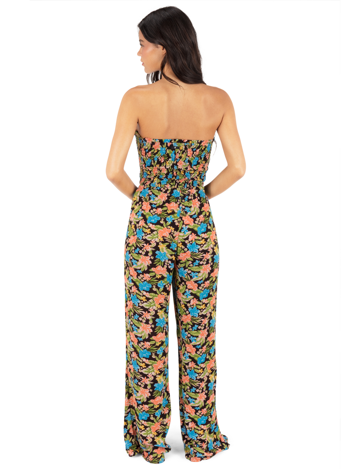 Miami Garden Smocked Crop Top