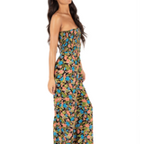 Miami Garden Smocked Crop Top