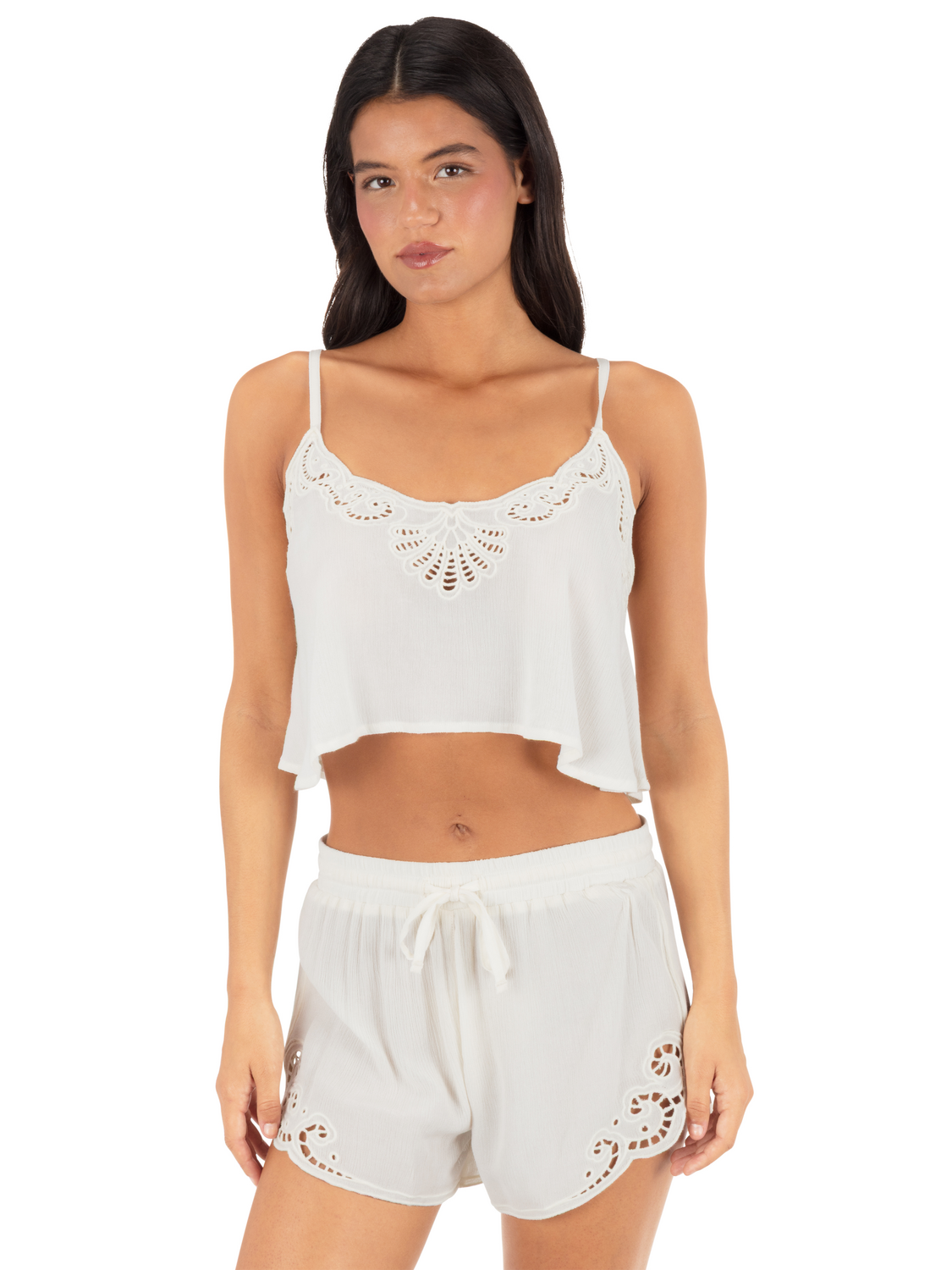Embroidered Short